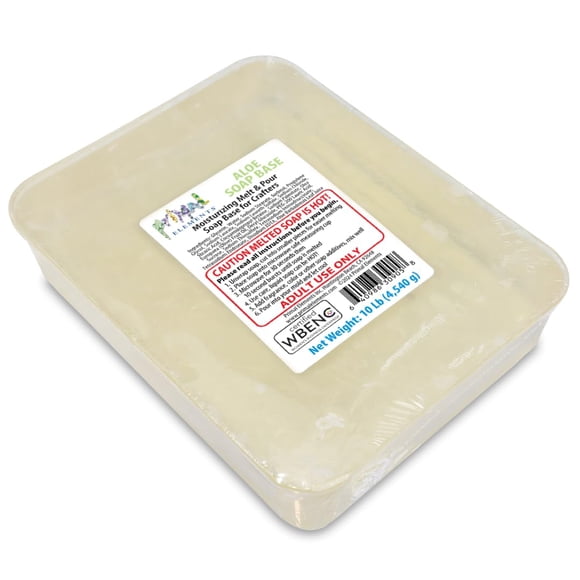 Base de jabón de aloe Primal Elements humectante 4.54 kg para manualidades
