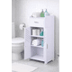 thumbnail image 3 of Mueble Organizador de Baño con Cajón y Puertas 74x30x30 cm Blanco, 3 of 3