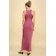 thumbnail image 3 of Vestido Largo Con Cuello Alto Y Abertura Lateral, 3 of 3
