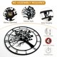 thumbnail image 3 of Reloj Blorple 51 cm Árbol de la Vida Silencioso Decorativo, 3 of 9
