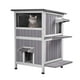 thumbnail image 1 of Refugio Impermeable Gutinneen Casa Para Gatos 2 Pisos Exterior, 1 of 3