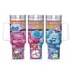 thumbnail image 1 of Pistas de Blue Vaso aislado de acero inoxidable con asa, diseño temático, regalo para familia, amigos y fans; incluye pajita y encaja en el portavasos estándar, 40 oz, 1 of 6
