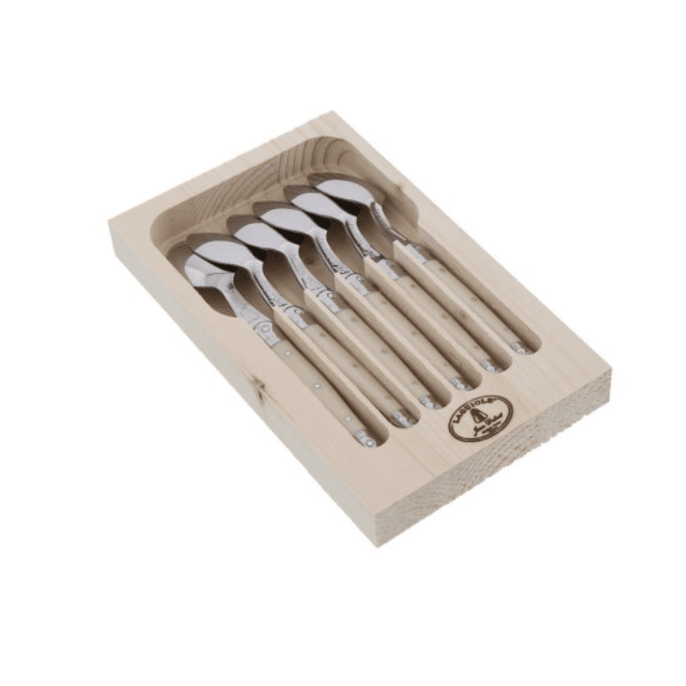 Laguiole Jean Dubost - Laguiole Set 6 Cucharitas Ivory