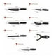thumbnail image 3 of Set Cuchillos De Cocina Acero Inoxidable Antibacterial 7pcs, 3 of 3