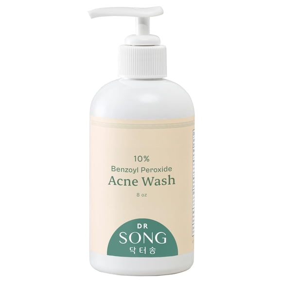 Tratamiento para el acné Dr. Song, gel de peróxido de benzoilo, 10%, 240 ml