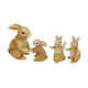 thumbnail image 5 of 4pcs Bunny Statue Crafts Decoración Creativa De Escritorio Para La Mesa De Porche De Césped, 5 of 5