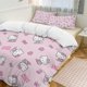 thumbnail image 2 of Cartoon Hello Kitty 3 Pieces Duvet Cover Set Full Size Super Soft Fade Resistant Microfiber, 2 of 4