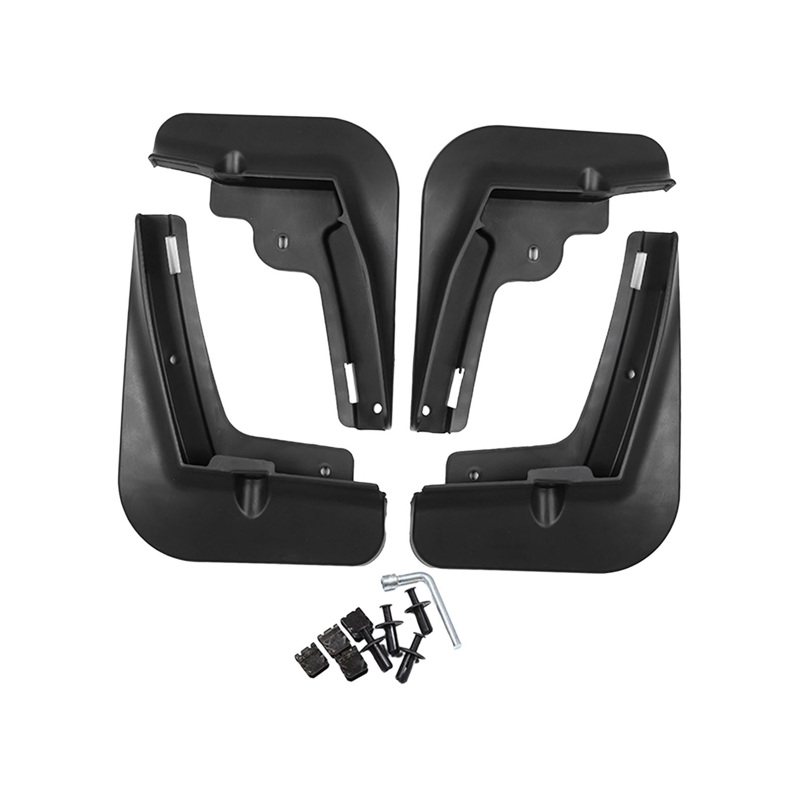 Magideal - Juego De 4 Protectores Contra Salpicaduras Para Neumáticos, Sin Accesorios De Taladro, Protector Delantero Y Trasero Para Dolphin, Duradero, Fácil Ins