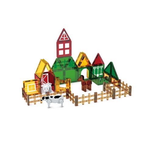 Otuti - Set Bloques Construcción Magnéticos Granja Animales 46 Pzs