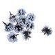 thumbnail image 1 of 10 piezas de paisaje de ferrocarril paisaje modelo árboles con flores azul blanco, 1 of 6
