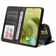 thumbnail image 3 of Funda Billetera para Motorola Moto G86 con Porta Tarjetas y Soporte Ajustable Negro, 3 of 6