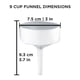 thumbnail image 2 of Filtro de Café Grosche Milano Moka Pot Embudo de 9 Tazas, 2 of 5