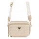 thumbnail image 2 of Cartera Bandolera Mujer Latinred Acolchada Correa Ancha Beige, 2 of 3