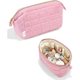 thumbnail image 1 of Cosmetiquero Acolchado Ms. Pen Rosa Puff con Cierre, 1 of 3