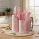 thumbnail image 1 of Set Utensilios De Cocina 25 Piezas Marmoleado Rosa Dorado, 1 of 6