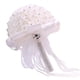 thumbnail image 5 of Ramos De Boda Flores Artificiales Hechas A Mano Para Vacaciones Aniversario De Bodas Blanco, 5 of 5