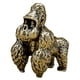 thumbnail image 3 of Escultura De Gorila En Miniatura, Adorno De Orangután De Metal Para Mesa De Casa De Casa De Té, 3 of 5