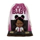 thumbnail image 1 of Bebé Jefe: Niña Africana Bolsa de regalo con cierre de cinta navideño para decoración de Navidad,39cm×30 cm., 1 of 6
