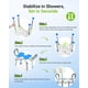 thumbnail image 4 of Silla de ducha FULLOT en forma de H para personas mayores y discapacitadas 227 kg, 4 of 8