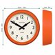 thumbnail image 3 of Reloj de Pared JONES CLOCKS Redondo 27 cm Naranja Vintage Retro, 3 of 5
