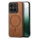 thumbnail image 1 of Magnetic Slim Case for Xiaomi 14 5G with Camera Guard & Anti-Scratch Back Brown, 1 of 6