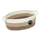 thumbnail image 2 of Cesta Tejida De Cuerda De Algodón, Cesta De Regalo Suave, Vacía Para Armario De Baño, Ropa, Color Caqui Y Marrón, 2 of 5