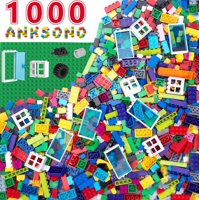 Ladrillos De Construcción Anksono 1000 Piezas Con Accesorios Para Niños