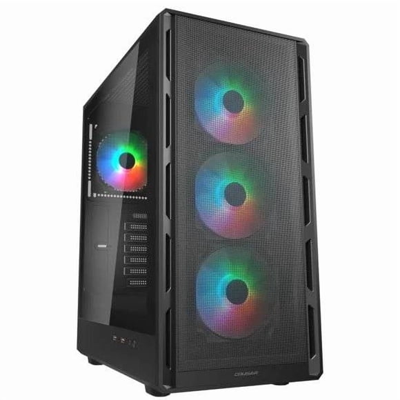Gabinete Gamer Cougar Airface Pure RGB, Vidrio Templado, Mid Tower ATX, Micro-ATX, Mini-ITX, Negro