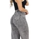 thumbnail image 4 of Jeans Estilo Palazzo Mujer Push Up Gris Full Elasticado, 4 of 4