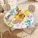 thumbnail image 4 of Eevee: Evoluciones estéticas-theme Fitted Round Tablecloths Elastic Edged Table Covers Waterproof Table Cloth for Kitchen Holiday Party Tables Decor 120cm, 4 of 6