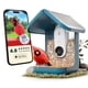 thumbnail image 1 of Comedero inteligente para pájaros Bird Buddy Pro Solar con cámara azul, 1 of 9