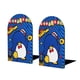 thumbnail image 1 of Tuxedo Sam Sujetalibros decorativos temáticos, tope para estantería con base antideslizante, uso dual para hogar y oficina - 2 piezas, 1 of 6