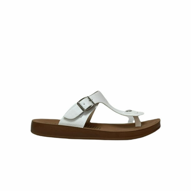 Sandalia Mujer Blanco Osiris Detogni