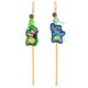 thumbnail image 2 of Juguete para gatos Disney Lilo y Stitch, paquete de 2 varitas con plumas y catnip, 2 of 4