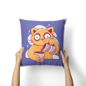 Creango - Cojin Decorativo Gato Estresado