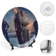 thumbnail image 4 of Dead Loch Plato decorativo de porcelana fina (bone china), plato decorativo de cerámica para hogar, oficina, soporte de pared, platos decorativos para dormitorio - 6 pulgadas (15 cm), 4 of 6