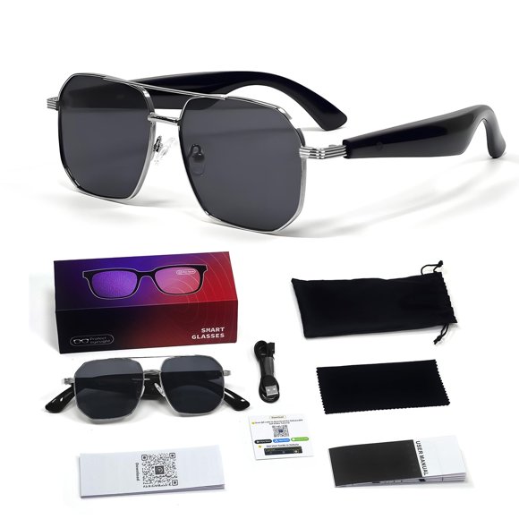 Gafas Inteligentes SKEKECIE Traductor AI Inalámbrico de Sonido Abierto