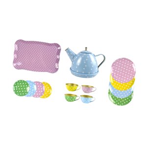 Bothyi - Juego De Té Para Niños Juego De Té De La Tarde De Simulación Para Niñas Pequeñas De 3, 4, 5 Y 6 Años Azul