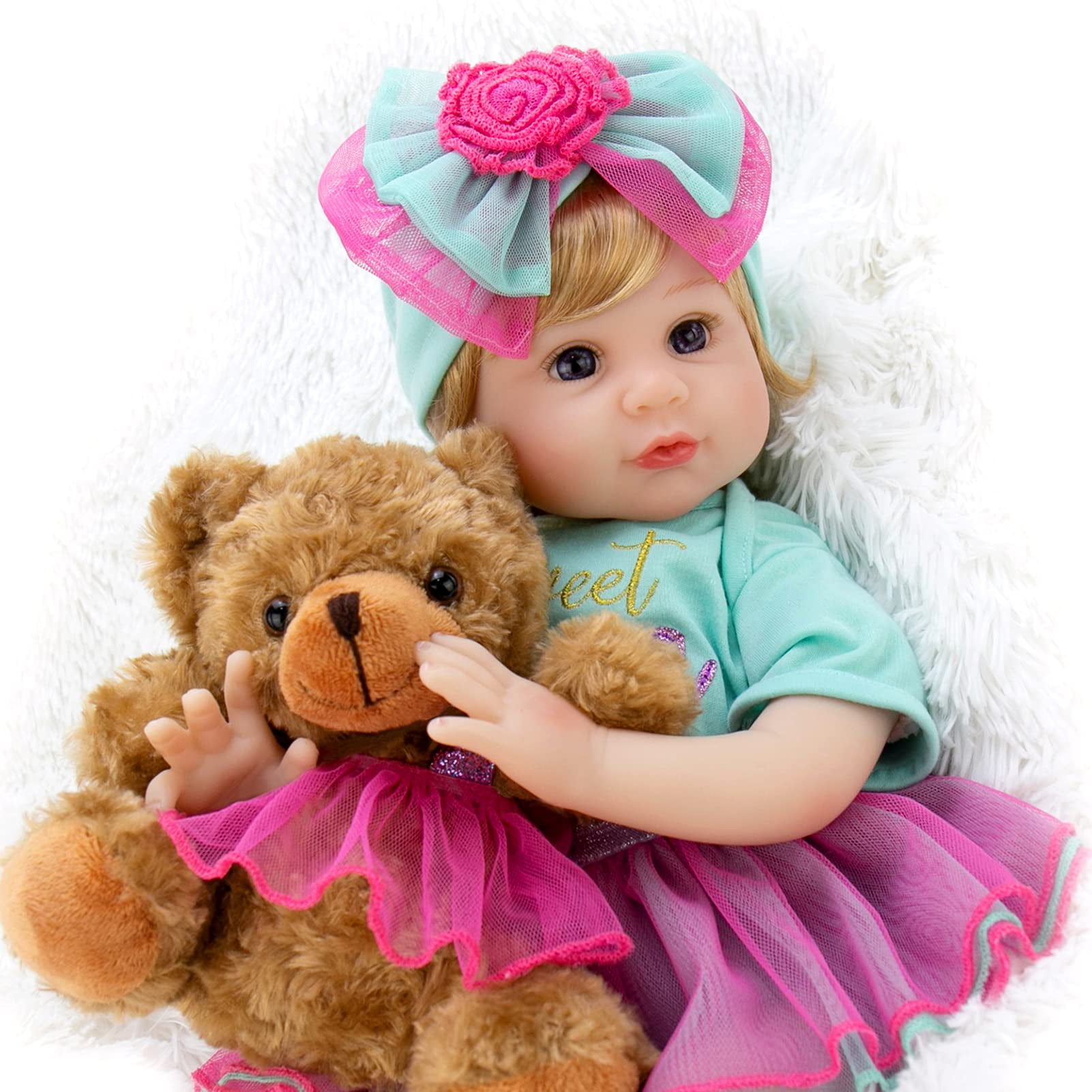 Muñeca Reborn Milidool Realista Para Niña Recién Nacida De 56 Cm Con Acc