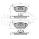 thumbnail image 1 of Pastillas Freno para auto ALLIED NIPPON ADB0889, 1 of 2