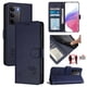 thumbnail image 1 of Funda tipo cartera FOXDOCK para Realme C75 4G con soporte, ranuras, RFID, diseño de gato, 1 of 5