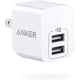 thumbnail image 1 of Cargador USB Anker, cargador de teléfono anker PowerPort Mini de doble puerto, cargador de pared USB súper compacto salida 2.4A y enchufe plegable para iPhone 11/11 Pro / Max / 8 / 7 / X, iPad Pro / A, 1 of 2