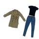 thumbnail image 3 of Ropa De Muñeca Escala 1/6 Figura Femenina Ropa De Muñeca Para Regalo 12 "figura De Acción Caqui, 3 of 5