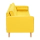 thumbnail image 5 of Sofa Retro 3cg Felpa 05 Amarillo, 5 of 6