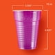 thumbnail image 2 of Vasos desechables de plástico Hefty Party On, 16 onzas, 100 unidades, 2 of 7