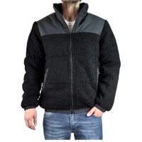 Likeshop - Chaqueta Teddy Hombre Tipo Corderito Gruesa Bolsillos 602
