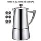 thumbnail image 4 of Cafetera Cuisinox Roma Acero Satinado para 4 Tazas 180 ml, 4 of 8