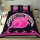 thumbnail image 2 of Juego de cama Hawaii Tiburón Polinesio - Rosa - Hi Style, 2 of 3