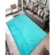 thumbnail image 3 of Alfombra Textura Peluda 180x200 Color Turquesa3, 3 of 4