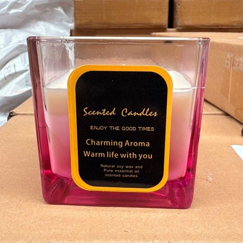 Wakeshome - Velas Románticas De Aromaterapia En Forma De Copa De Vidrio